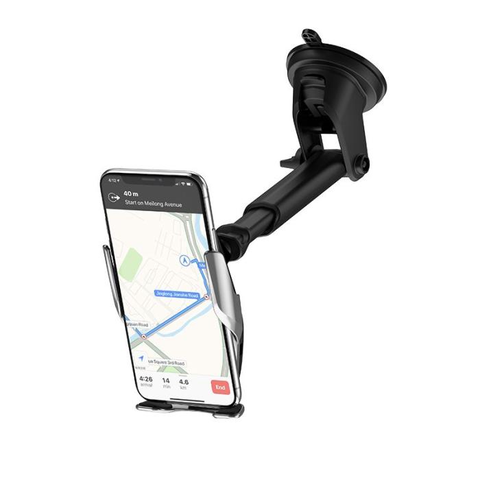 UTGATT5 - Hoco S14 Car Mount Wireless Charger Guld