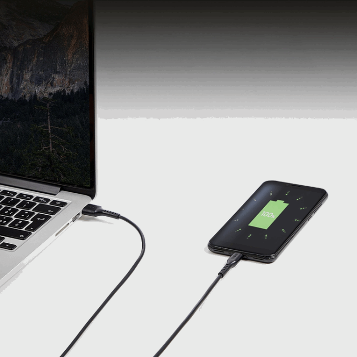 SBS - SBS USB-A - Micro-USB Kabel 2m - Svart