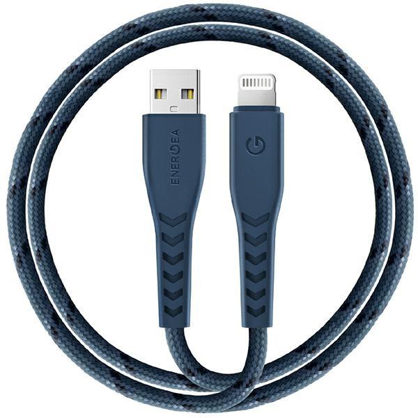 Energea USB-A till Lightning Kabel 1.5m MFI Nyloflex C89 - Blå | 3541 | AlltMobil
