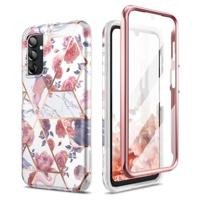 Tech-Protect - Tech-Protect Galaxy A14 5G Mobiskal Velar Marble - Rosa
