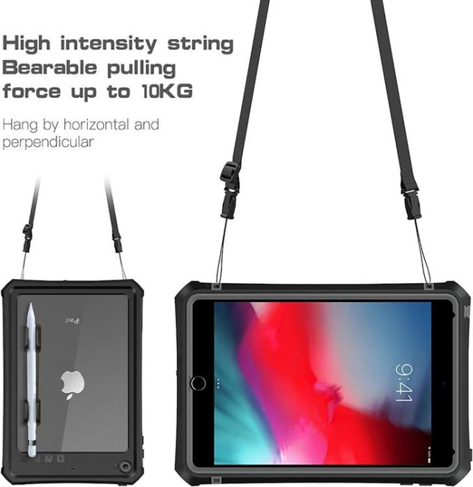 A-One Brand - iPad Mini 6 (2021) Skal SHELLBOX IP68 Vattentät - Svart