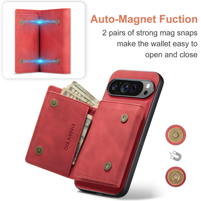 DG.MING - DG.MING Google Pixel 10 Pro XL Plånboksfodral Detatchable M1