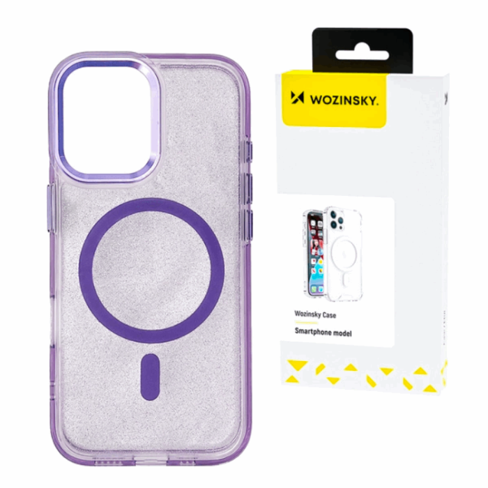 Wozinsky - Wozinsky Galaxy S25 Mobilskal Magsafe Glitter - Lila