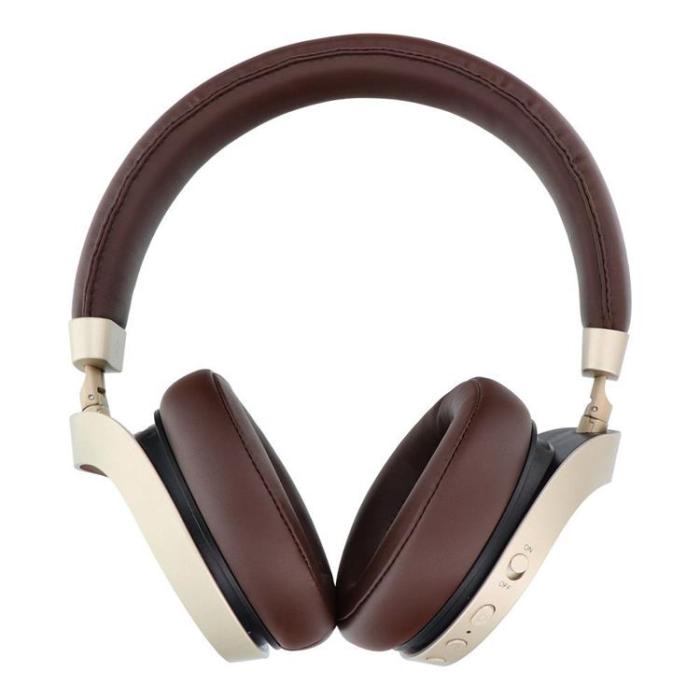 Blue Star - Blue Star Trådlösa Hörlurar Over-Ear Bluetooth - Brun