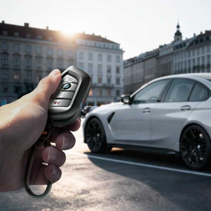 Spigen - Spigen BMW Key Skal BK100 FOB – Svart