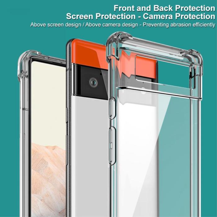 Imak - IMAK Flexible Skal + Skärmskydd Google Pixel 6 - Clear