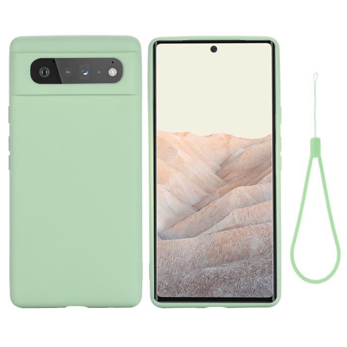 A-One Brand - Liquid Silicone Strap Skal Google Pixel 6 - Grön