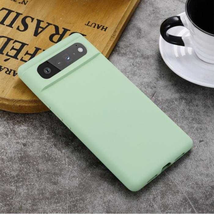 A-One Brand - Liquid Silicone Strap Skal Google Pixel 6 - Grön