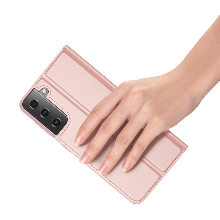 UTGATT1 - Dux Ducis Skin Series Plånboksfodral Samsung Galaxy S21 Plus 5G - Rosa