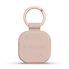 Satechi - Satechi Findall Nyckelring i vegansk läder med Find My - Desert Rose