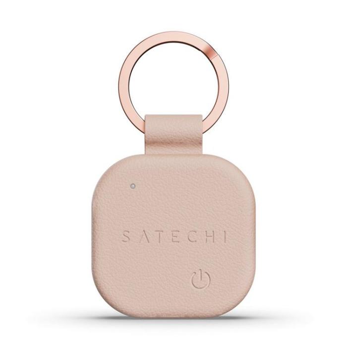Satechi - Satechi Findall Nyckelring i vegansk läder med Find My - Desert Rose