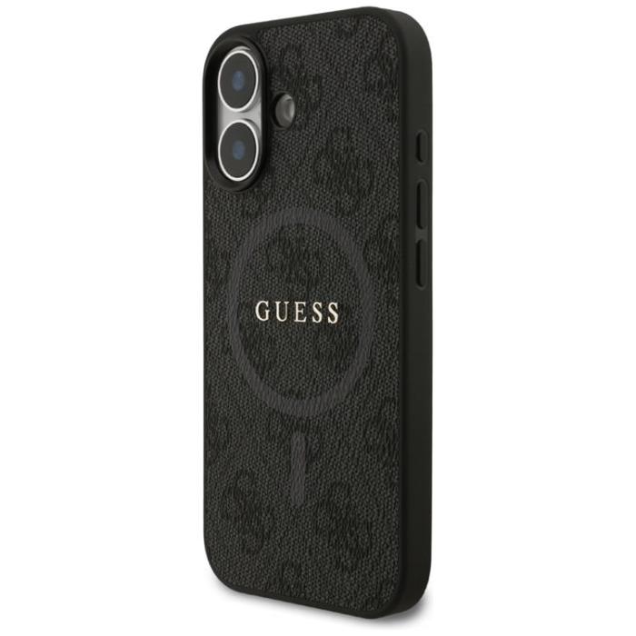 Guess - Guess iPhone 17 Mobilskal MagSafe 4G Ring Classic Logo - Svart