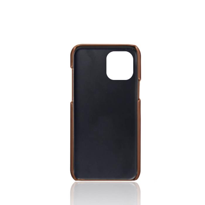 OEM - Retro Mobilskal med Kortplatser iPhone 11 Pro Max - Brun