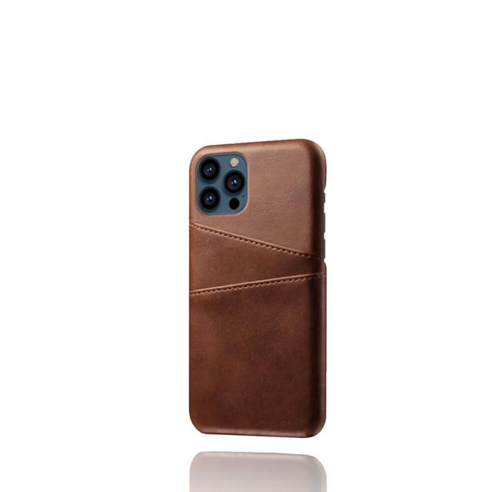 OEM - Retro Mobilskal med Kortplatser iPhone 11 Pro Max - Brun