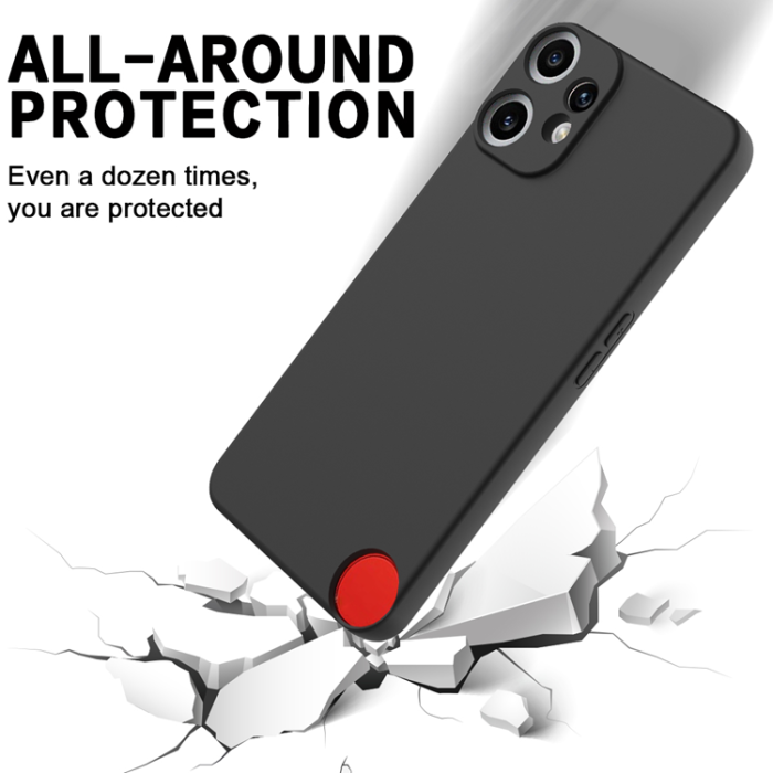 A-One Brand - Nothing CMF Phone 2 Pro Mobilskal Liquid Silikon med Handrem