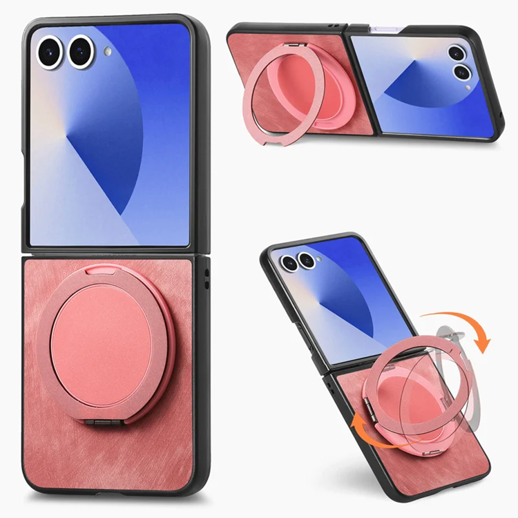 Galaxy Z Flip7 Mobilskal Magsafe Roterande Kickstand - Rosa | 2353 | AlltMobil