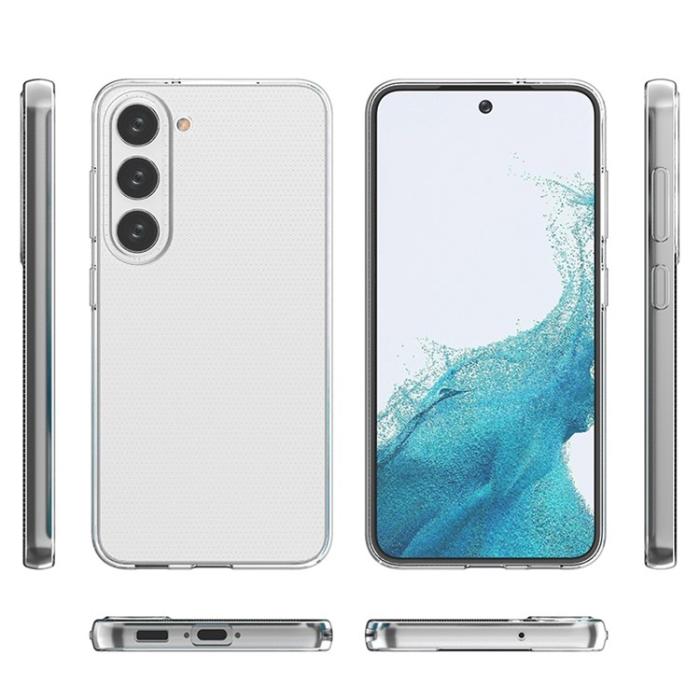 UTGATT1 - Galaxy S23 Skal Ultra Slim Anti-scratch Soft TPU - Clear