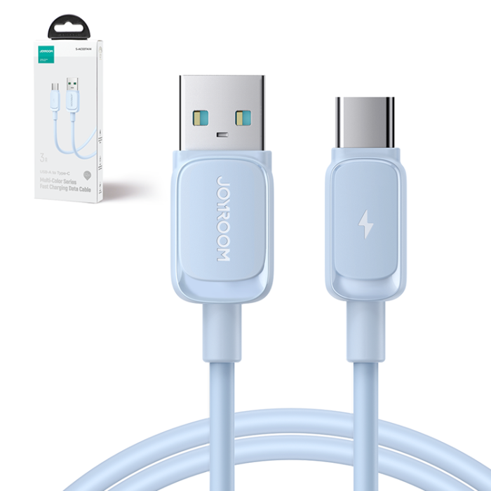 Joyroom - Joyroom USB-C till USB-A kabel 3A 1.2m - Blå