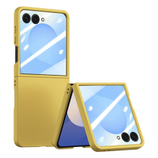 A-One Brand - Galaxy Z Flip 7 5G Mobilskal Stort Hårt PC - Gul
