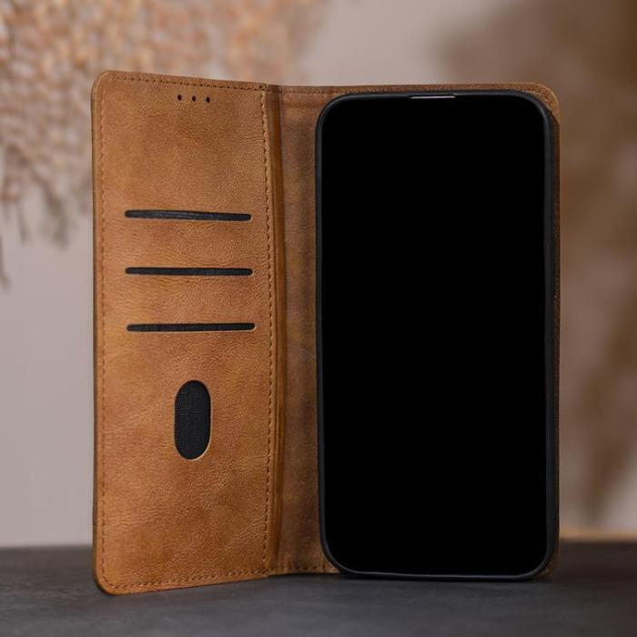 OEM - Galaxy A52s/A52 5G/A52 4G Plånboksfodral Smart Seam - Brun