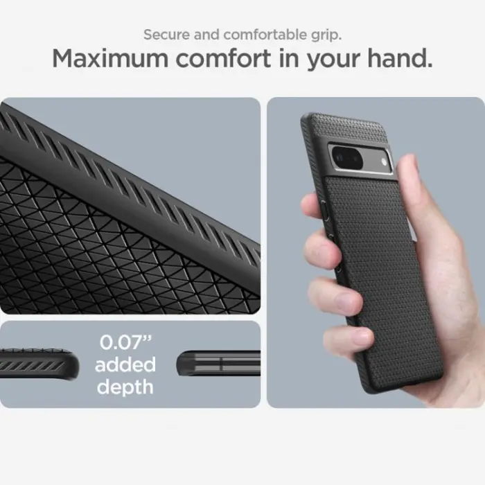 UTGATT - Spigen Google Pixel 7 Skal Liquid Air - Matte Svart