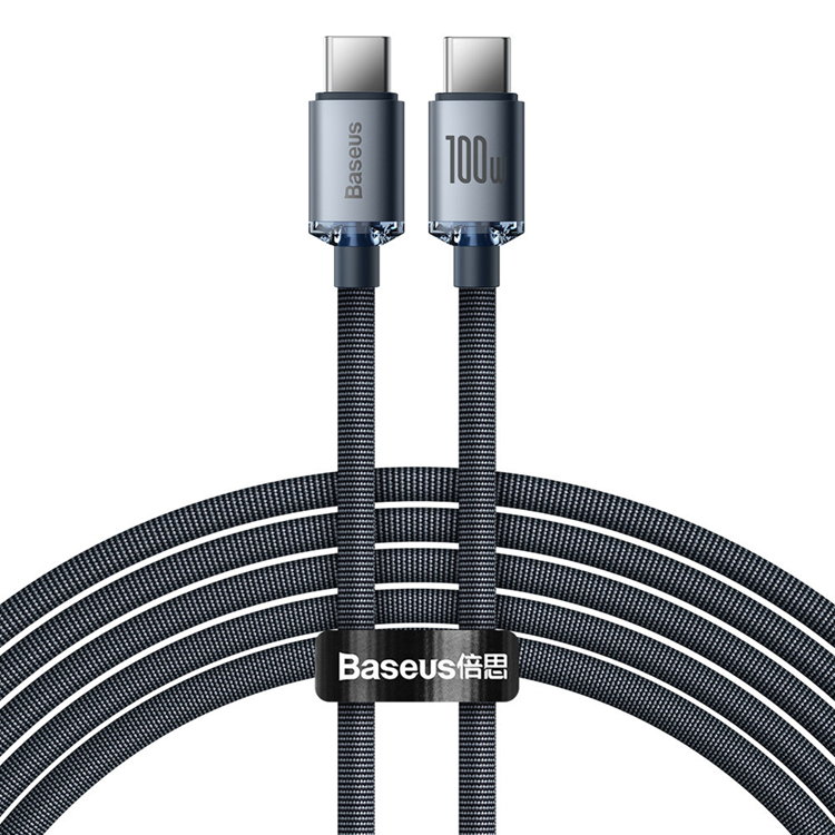 Baseus USB-C till USB-C Kabel 100W 2m - Svart | 3541 | AlltMobil
