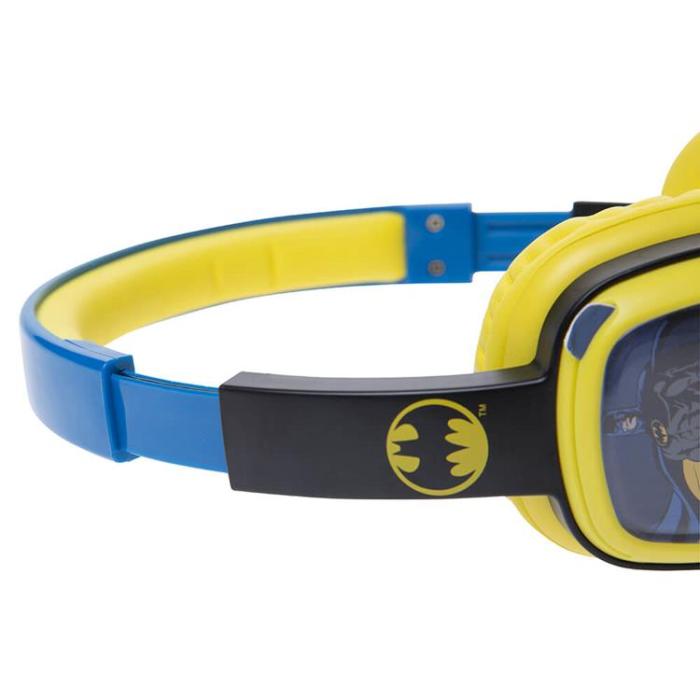 BATMAN - BATMAN Hörlurar med Kabel - Blå/Gul