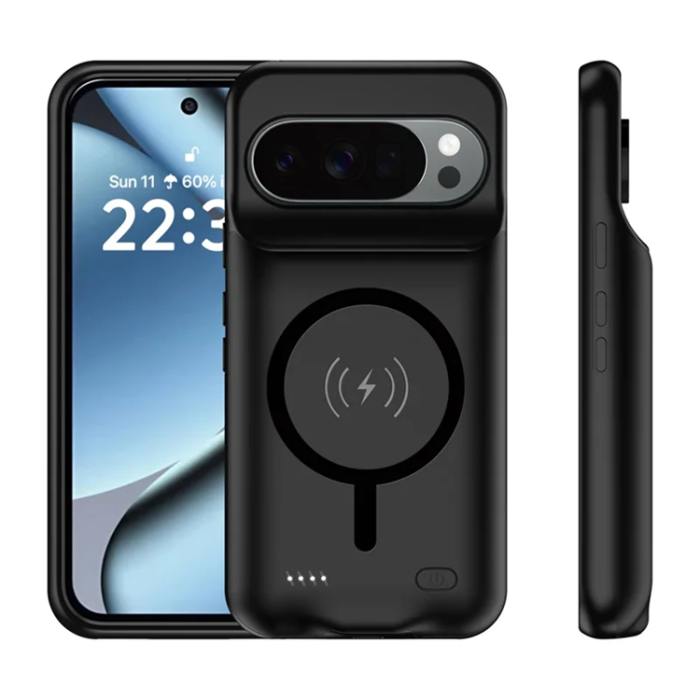 A-One Brand - Google Pixel 9 Pro XL/10 Pro XL Batteriskal Magsafe 6000mAh B49S - Svart