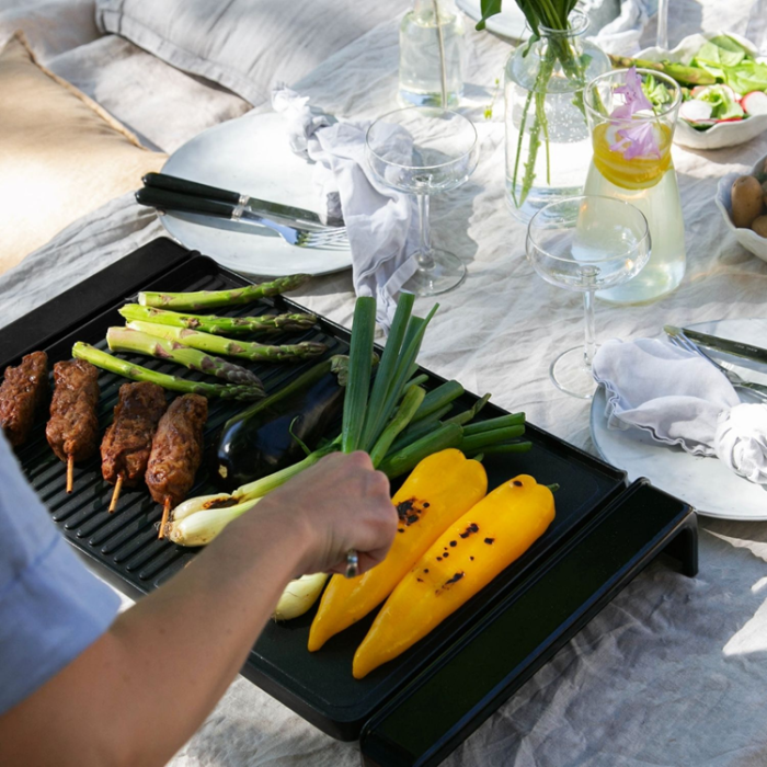 Champion - Champion Elektrisk Bordsgrill XXL 47x32cm 2000W EG210 - Svart