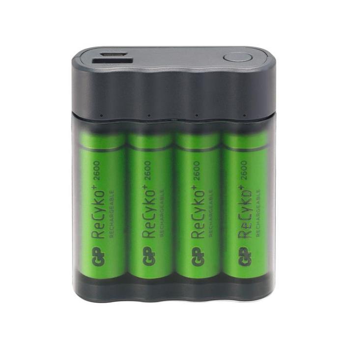 UTGATT1 - GP Charge AnyWay Batteriladdare och Powerbank 2600 mAh