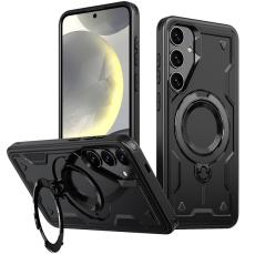 N/A - Mobilskal till Samsung Galaxy S25+ Plast Milit&auml;rt Skydd - Svart