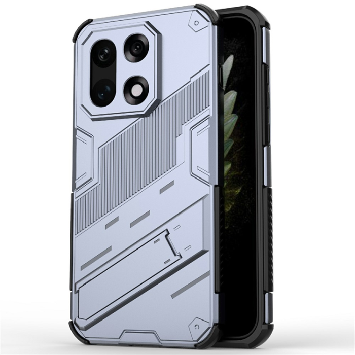 A-One Brand - OnePlus 15 Mobilskal PC + TPU Shockproof Kickstand - Grå