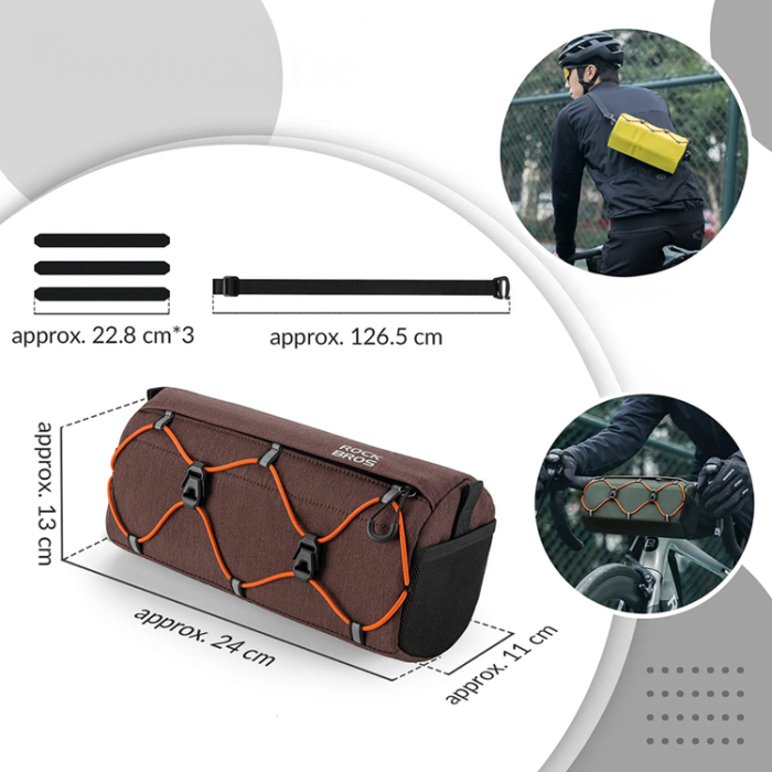 Rockbros - Rockbros Cykelväska för Styren 2.2L - Brun