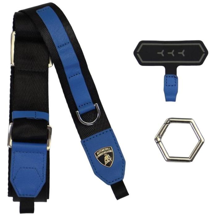 Audi - Lamborghini Crossbody Mobilrem Webbing Strap - Blå