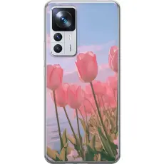 Gustaf - Mobilskal till Xiaomi 12T Pro med Rosa Tulpaner
