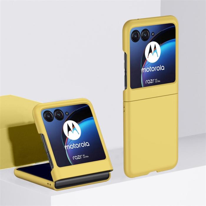 A-One Brand - Motorola Rzar 40 Ultra Mobilskal PC - Gul