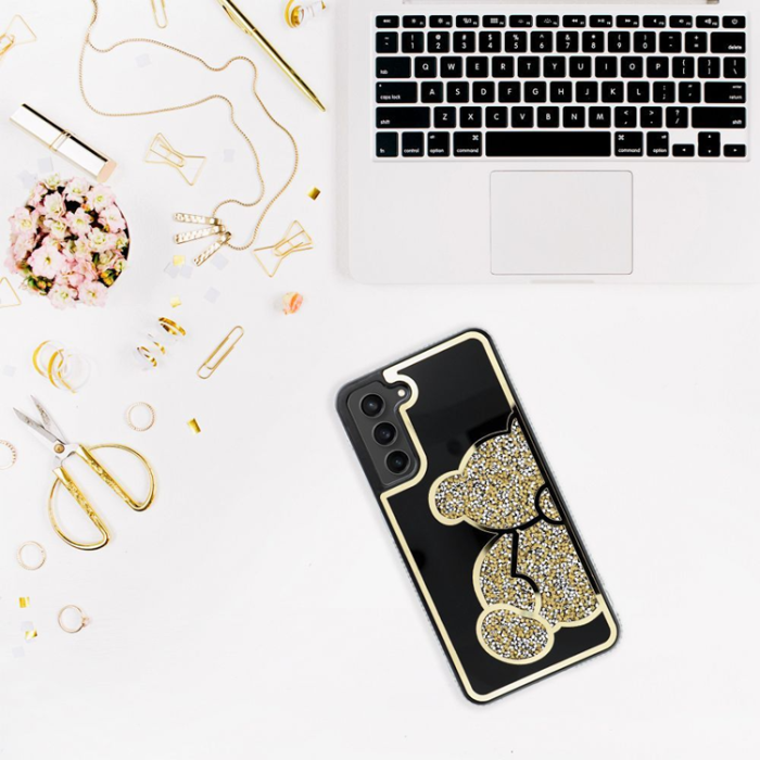 OEM - Galaxy A16 5G Mobilskal Teddy Bear - Guld