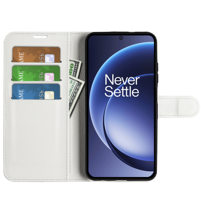 A-One Brand - OnePlus 15 5G Plånboksfodral Litchi Shockproof Konstläder