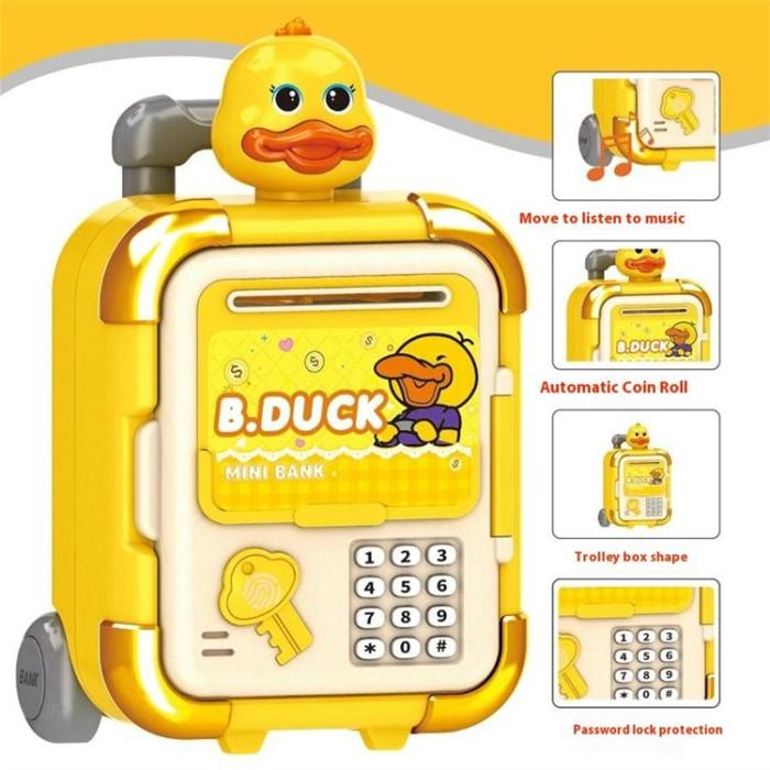 OEM - Spargris för Barn (3-8 år) med Fingeravtrycksigenkänning Sparleksak