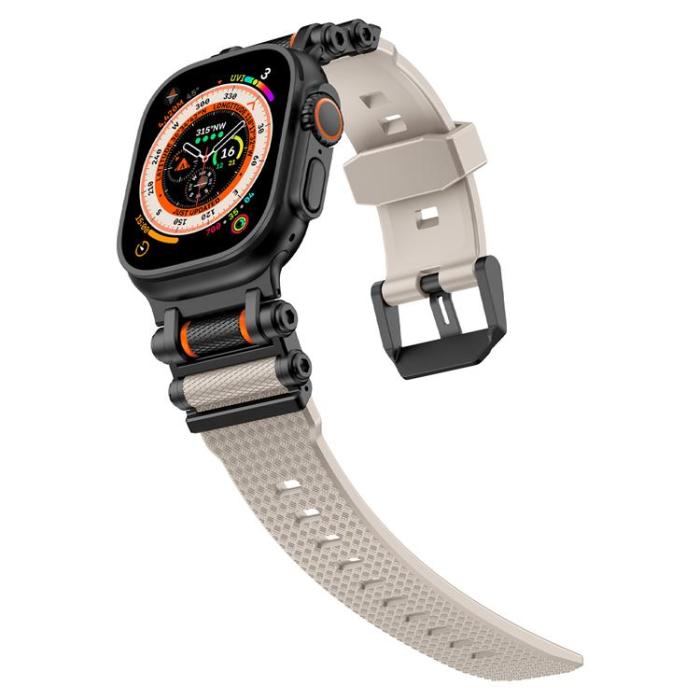 Boom of Sweden - Apple Watch Ultra (49mm) Armband Rotation Axis Silikon - Starlight