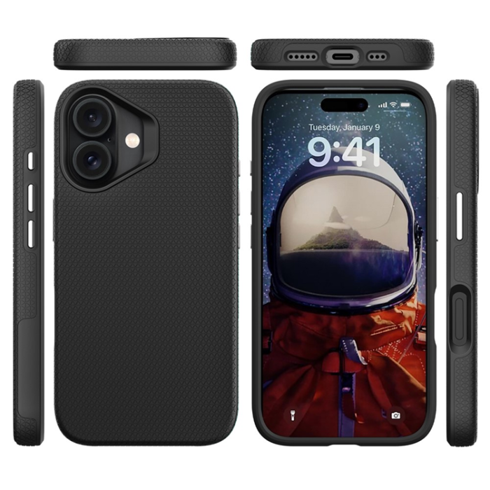 A-One Brand - iPhone 17 Mobilskal MagSafe Protective TPU+PC - Svart