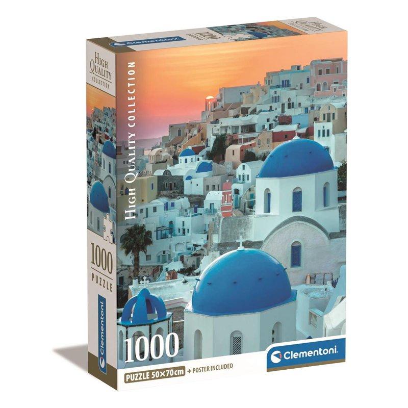 CLEMENTONI Pussel 1000 Pcs CB High Quality Collection Santorini