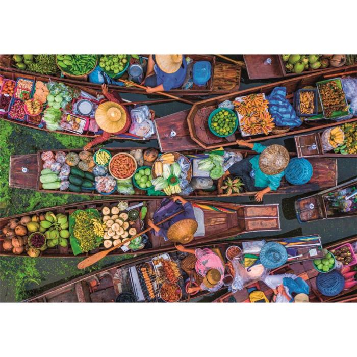 CLEMENTONI - CLEMENTONI Pussel 1000 Pcs CB High Quality Collection Thai Floating Market