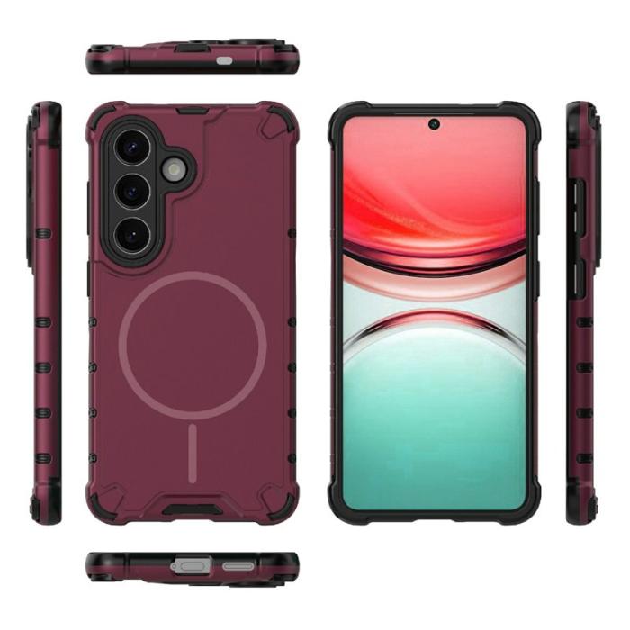 OEM - Mobilskal för Samsung Galaxy S26 Magnetiskt TPU + PC - Lila