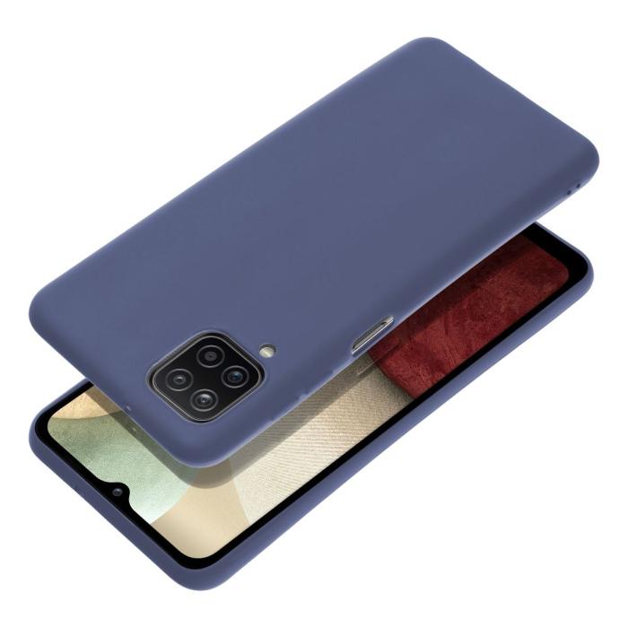 OEM - MATT skal för Samsung A12 blått