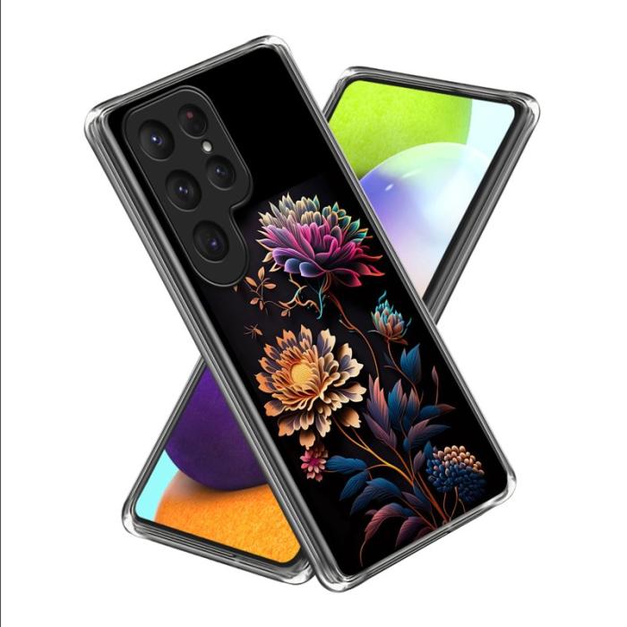 OEM - Mobilskal för Samsung Galaxy S26 Ultra IMD-mönster Stöttålig TPU - Blomma