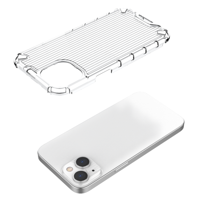 OEM - iPhone 14 Plus Skal Ombre Protect - Rosa/Blå