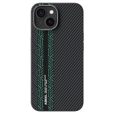 ABEEL - ABEEL Mobilskal till iPhone 13 PC TPU Aluminium PU L&auml;der MagSafe - Textur 2
