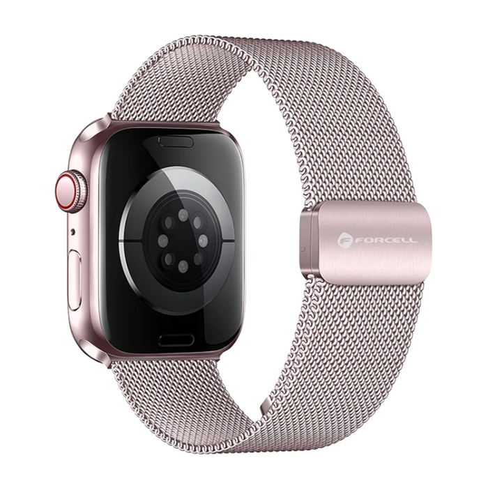 Forcell - Forcell Apple Watch (38/40/41) Armband Magnetic Stainless Steel