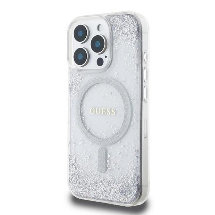 Guess - Guess iPhone 16 Pro Max Mobilskal MagSafe Resin Gradient Glitter